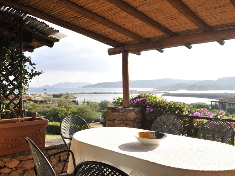 Überdachte Terrasse mit Meerblick Überdachte Terrasse mit Meerblick