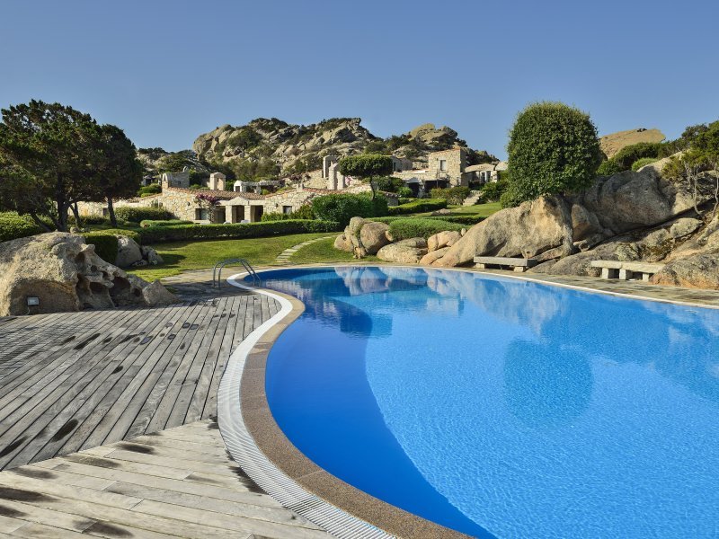 Großer Gemeinschaftspool Domus di Pitrizza Großer Gemeinschaftspool Domus di Pitrizza