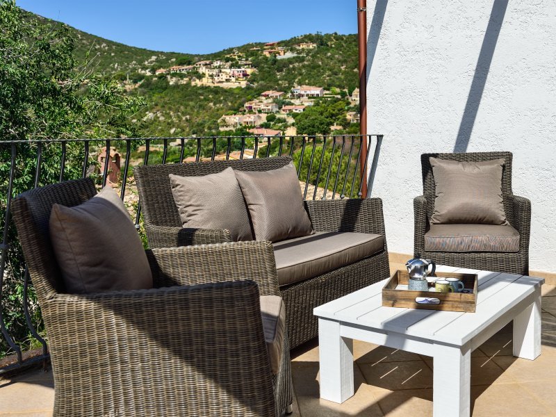 Loungebereich auf der Terrasse Loungebereich auf der Terrasse