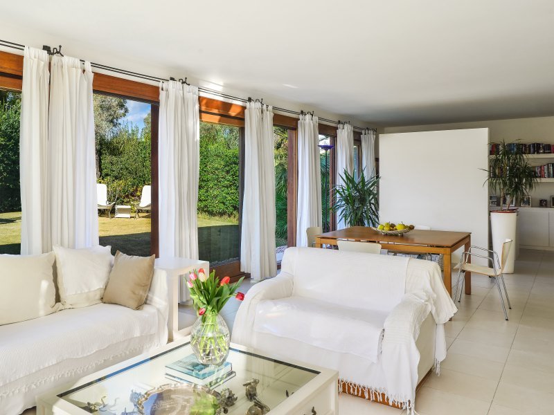 Wohnzimmer mit Garten Wohnzimmer mit Garten