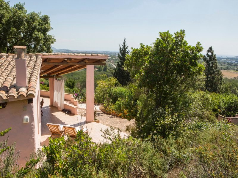 Terrasse mit wunderbarem Blick in die Landschaft Terrasse mit wunderbarem Blick in die Landschaft