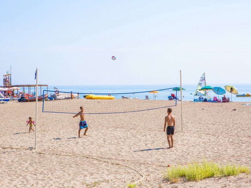 Beachvolley am Strand von Torresalinas Beachvolley am Strand von Torresalinas