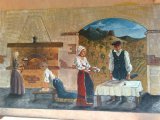 Baking traditional bread Baking traditional bread