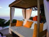 Orange Lounge Area