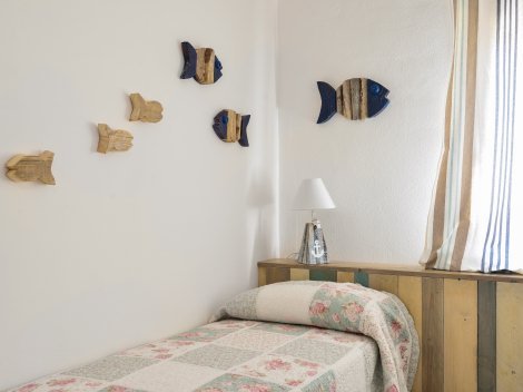 Schlafzimmer 2 mit Einzelbetten