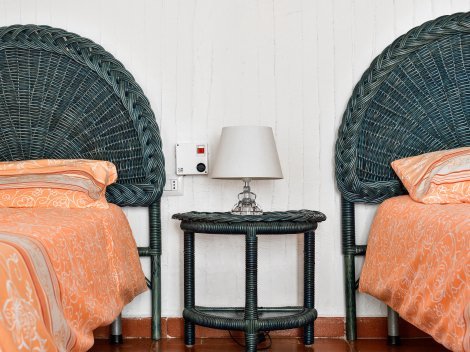 Schlafzimmer 2 mit zwei Einzelbetten